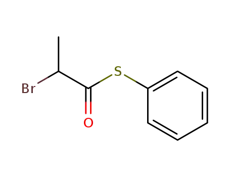 Molecular Structure of 120346-72-7 (S-phenyl α-bromothiopropionate)