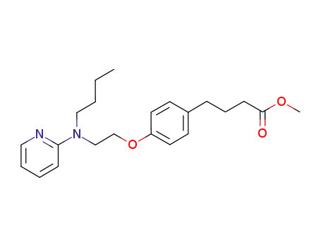 4-{4-[2-(n-butyl-2-pyridinylamino)ethoxy]phenyl}butyric acid methyl ester