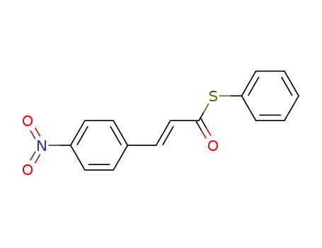 (E)-3-(4-Nitrophenyl)-2-propenthiosaeure-S-phenylester