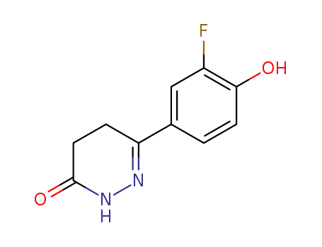 3(2H)-Pyridazinone, 6-(3-fluoro-4-hydroxyphenyl)-4,5-dihydro-