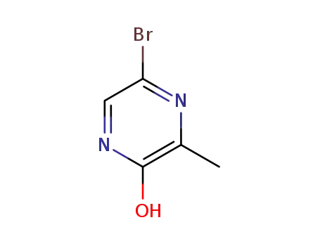 Molecular Structure of 100047-56-1 (5-BroMo-3-Methylpyrazin-2-ol)
