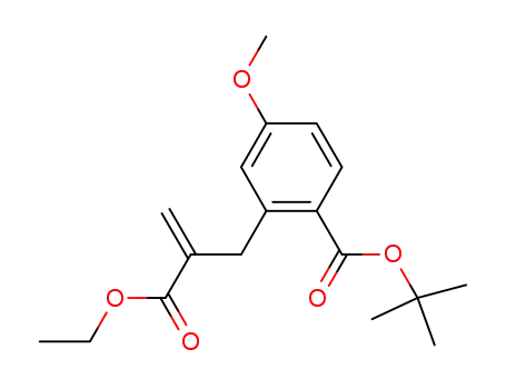 tert-butyl 2-[2-(ethoxycarbonyl)prop-2-en-1-yl]-4-methoxybenzoate
