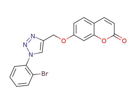 7-[1'-(2-bromophenyl)-1H-1',2',3'-triazol-4'-yl]methoxy-2H-chromen-2-one