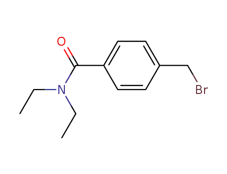 Molecular Structure of 150514-48-0 (4-(broMoMethyl)-N,N-diethylbenzaMide)