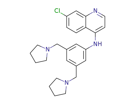 N-[3,5-bis(pyrrolidin-1-ylmethyl)phenyl]-7-chloroquinolin-4-amine