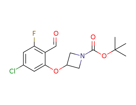 3-(5-chloro-3-fluoro-2-formyl-phenoxy)-azetidine-1-carboxylic acid tert-butyl ester