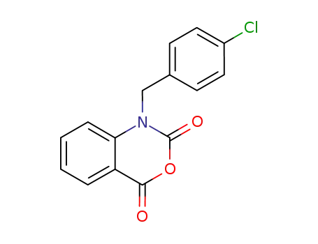 Molecular Structure of 16512-78-0 (1-(4-chloro-benzyl)-1<i>H</i>-benzo[<i>d</i>][1,3]oxazine-2,4-dione)