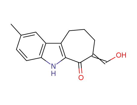 7-(hydroxymethylene)-2-methyl-7,8,9,10-tetrahydrocyclohepta[b]indol-6(5H)-one