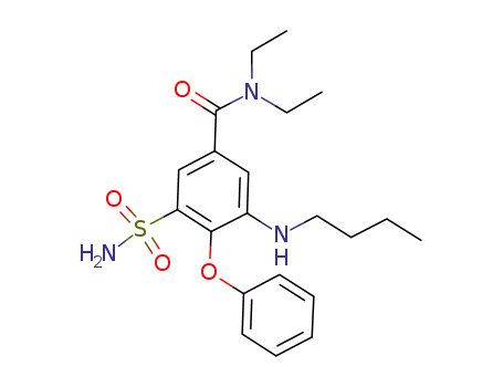 Benzamide, 3-(aminosulfonyl)-5-(butylamino)-N,N-diethyl-4-phenoxy-