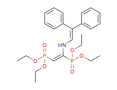 diethyl (E)-2-(diethoxyphosphoryl)-1-(2,2-diphenylvinylamino)vinylphosphonate