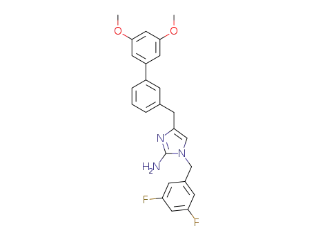 1-(3,5-difluorobenzyl)-4-((3',5'-dimethoxybiphenyl-3-yl)methyl)-1H-imidazol-2-amine
