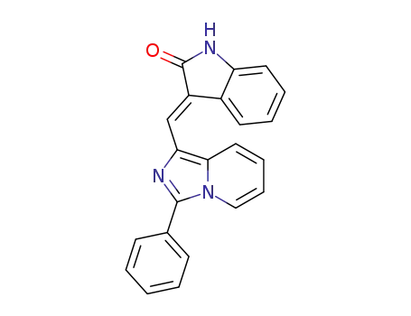 3-[(E)-1-(3-phenylimidazo[1,5-a]pyridin-1-yl)methylidene]-2-indolinone