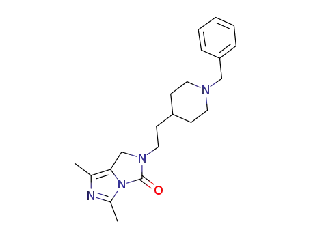 2-(2-(1-benzyl-4-piperidinyl)ethyl)-5,7-dimethyl-1,2-dihydro-3H-imidazo[1,5-c]imidazol-3-one