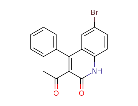 3-ACETYL-6-BROMO-4-PHENYLQUINOLIN-2(1H)-ONE