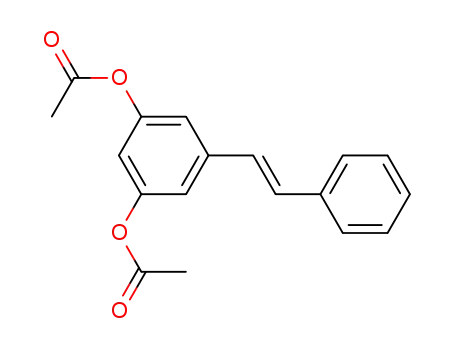 1,3-Benzenediol, 5-(2-phenylethenyl)-, diacetate, (E)-