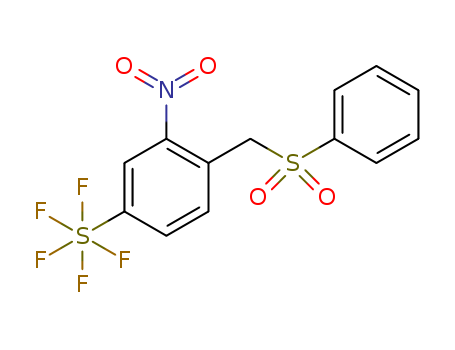1-Nitro-2-benzenesulfoxylmethyl-5-(pentafluorosulfanyl)benzene 1309569-16-1