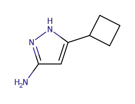 Molecular Structure of 326827-21-8 (3-Amino-5-cyclobutyl-1H-pyrazole)