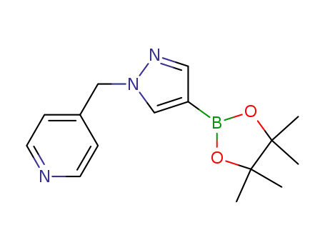 4-((4-(4,4,5,5-tetramethyl-1,3,2-dioxaborolan-2-yl)-1H-pyrazol-1-yl)methyl)pyridine