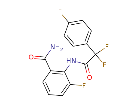 2-(2,2-difluoro-2-(4-fluorophenyl)acetamido)-3-fluorobenzamide
