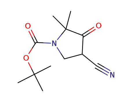 tert-부틸 4-시아노-2,2-디메틸-3-옥소피롤리딘-1-카르복실레이트