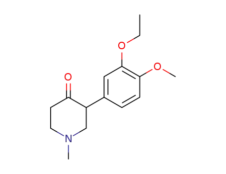 3-(3-ethoxy-4-methoxy-phenyl)-1-methyl-piperidin-4-one