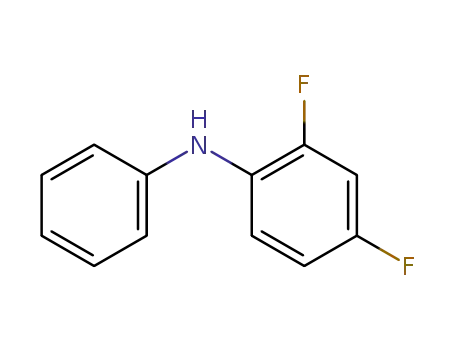 Molecular Structure of 325-66-6 (Benzenamine, 2,4-difluoro-N-phenyl-)