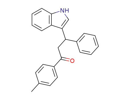 Molecular Structure of 27224-29-9 (1-Propanone, 3-(1H-indol-3-yl)-1-(4-methylphenyl)-3-phenyl-)