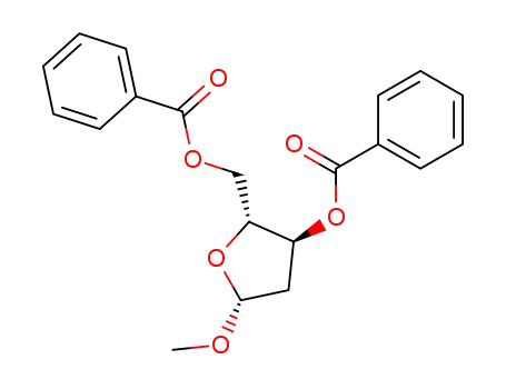 methyl 3,5-dibenzoyloxy-2-deoxy-β-D-erythropentofuranoside