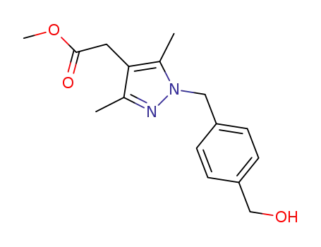 [1-(4-hydroxymethyl-benzyl)-3,5-dimethyl-1H-pyrazol-4-yl]-acetic acid methyl ester