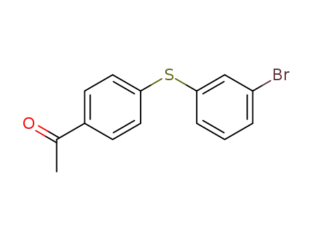 1-(4-((3-bromophenyl)thio)phenyl)ethan-1-one