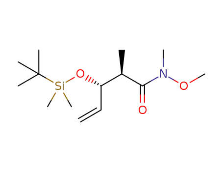 (2R,3S)-3-(tert-butyldimethylsilyloxy)-N-methoxy-N,2-dimethylpent-4-enamide