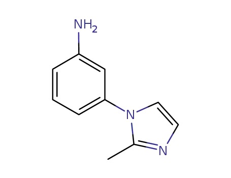 Molecular Structure of 184098-19-9 (3-(2-methyl-1h-imidazol-1-yl)aniline)