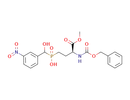 [(3S)-3-(N-benzyloxycarbonyl)amino-3-methoxycarbonylpropyl][(3-nitrophenyl)hydroxymethyl]phosphinic acid