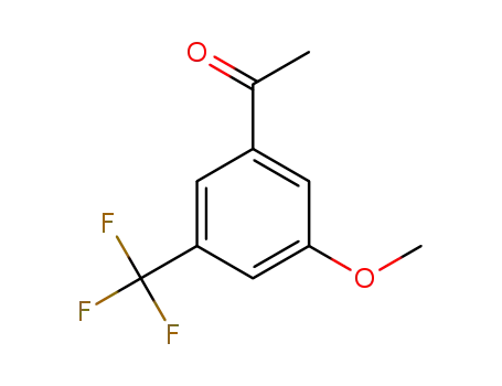 Molecular Structure of 916421-06-2 (3'-METHOXY-5'-(TRIFLUOROMETHYL)ACETOPHENONE)