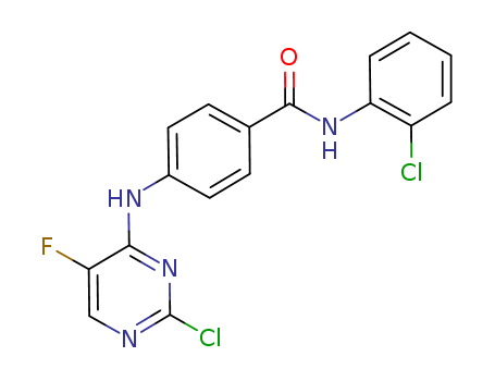 4-(2-chloro-5-fluoropyriMidin-4-ylaMino)-N-(2-chlorophenyl)benzaMide