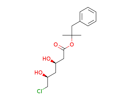 (3R,5S)-2-methyl-1-phenylpropan-2-yl 6-chloro-3,5-dihydroxy-hexanoate
