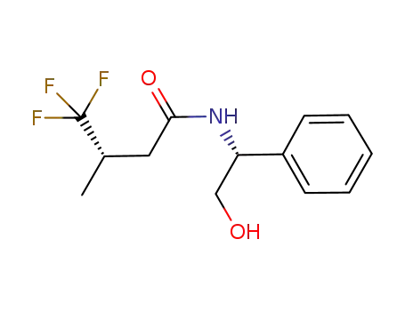 (S)-4,4,4-trifluoro-N-((R)-2-hydroxy-1-phenylethyl)-3-methylbutanamide