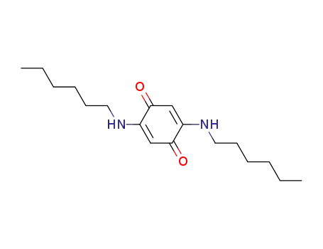 2,5-Cyclohexadiene-1,4-dione, 3,6-bis(hexylamino)-