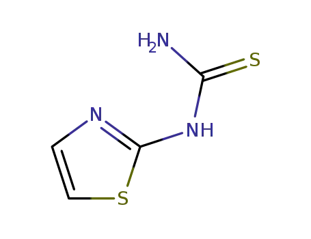 Molecular Structure of 19958-82-8 (1-(1,3-thiazol-2-yl)thiourea)