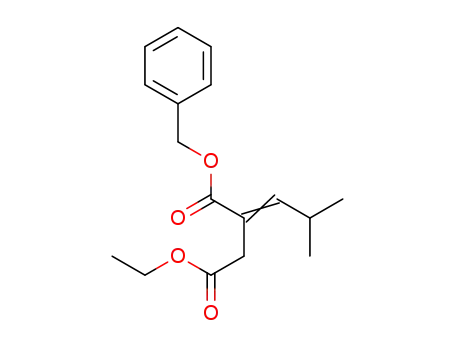 3-((benzyloxy)carbonyl)-5-methylhex-3-enoic acid ethyl ester