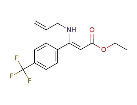 (Z)-ethyl 3-(allylamino)-3-(4-(trifluoromethyl)phenyl)acrylate