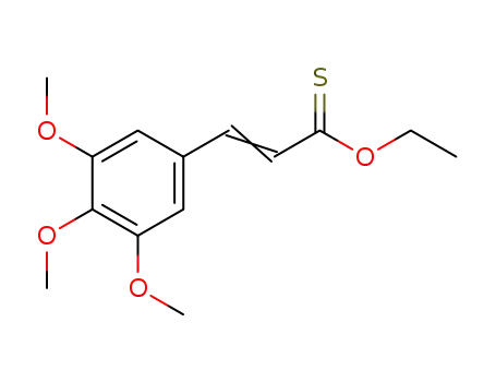 Cinnamic acid, (3,4,5-trimethoxy)thio-, O-ethyl ester