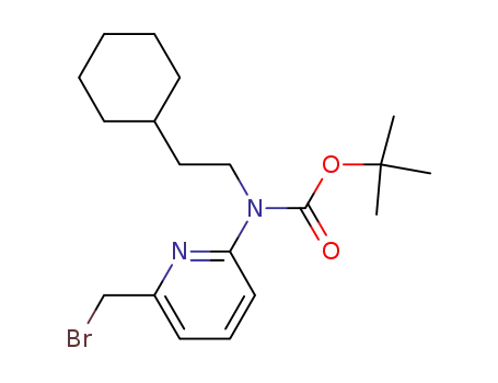 tert-butyl [6-(bromomethyl)pyridin-2-yl](2-cyclohexylethyl)carbamate