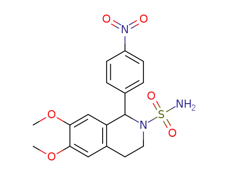 6,7-dimethoxy-1-(4'-nitrophenyl)-3,4-dihydroisoquinoline-2(1H)-sulfonamide