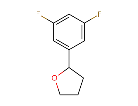 Molecular Structure of 1311230-64-4 (2-(3,5-difluorophenyl)tetrahydrofuran)