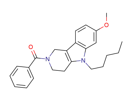 2-benzoyl-7-methoxy-5-pentyl-1H,2H,3H,4H,5H-pyrido[4,3-b]indole