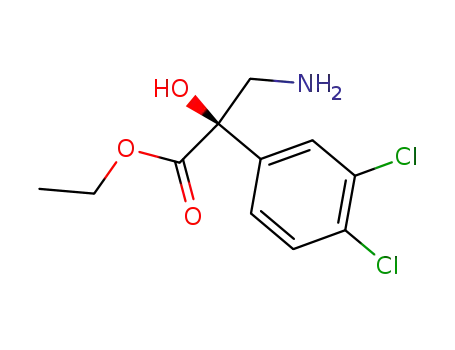 (R)-ethyl 3-amino-2-(3,4-dichlorophenyl)-2-hydroxypropanoate