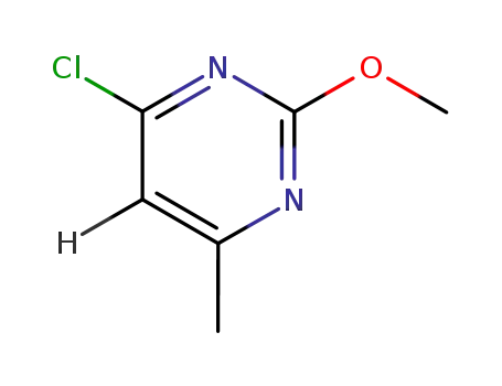 Molecular Structure of 97041-37-7 (4-chloro-2-methoxy-6-methylpyrimidine)