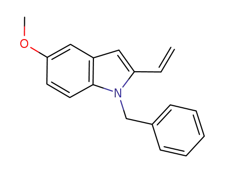 1-benzyl-5-methoxy-2-vinyl-1H-indole