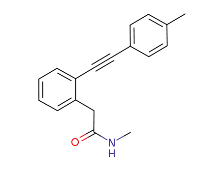 N-methyl-2-[2-(p-tolylethynyl)phenyl]acetamide